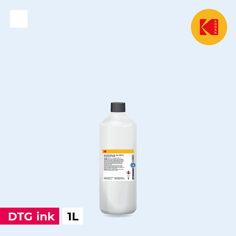Kodak EWDTG1 Specialty Cat. 7464886 White DTG Pigment Ink KODACOLOR, 1L