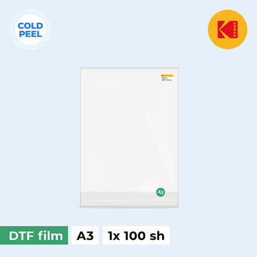 Kodak Cat. 7494636 DTF / FTF Film A3 (29.7 x 42cm) – 100 sheets KODACOLOR (Cold peel)