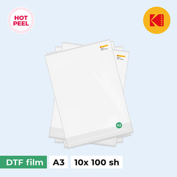 Kodak Cat. 7508203 DTF / FTF Film A3 (29.7 x 42cm) – 10x 100 sheets KODACOLOR (Hot peel)