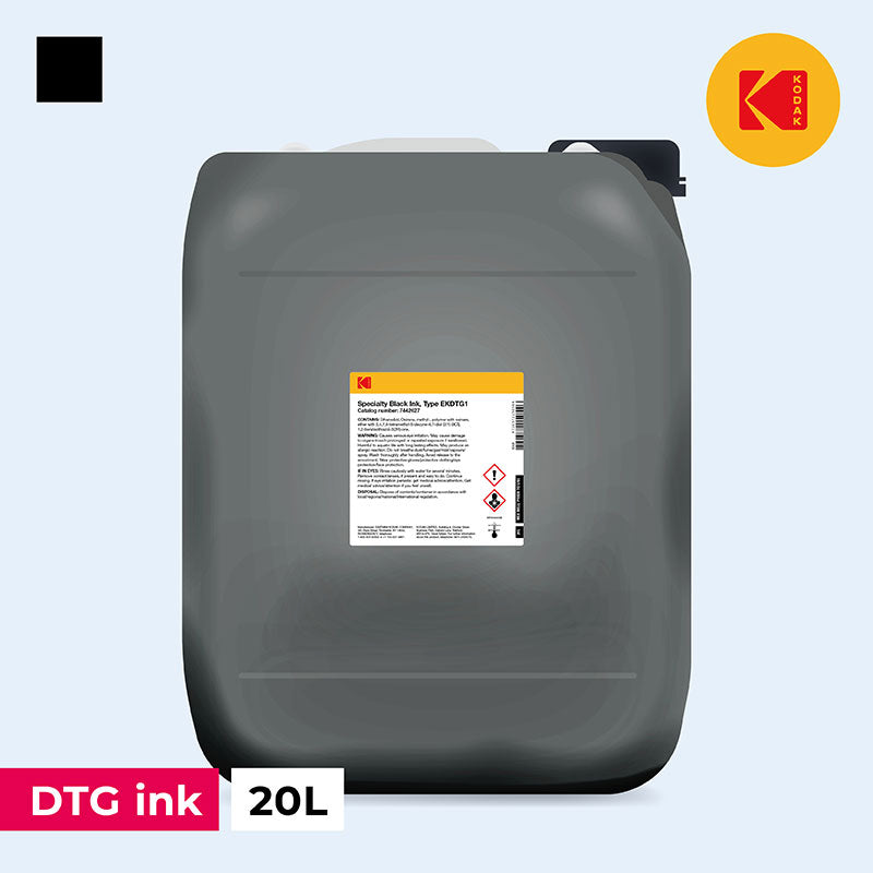 Kodak EKDTG1 Specialty Cat. 7442627 Black DTG Pigment Ink KODACOLOR, 20L